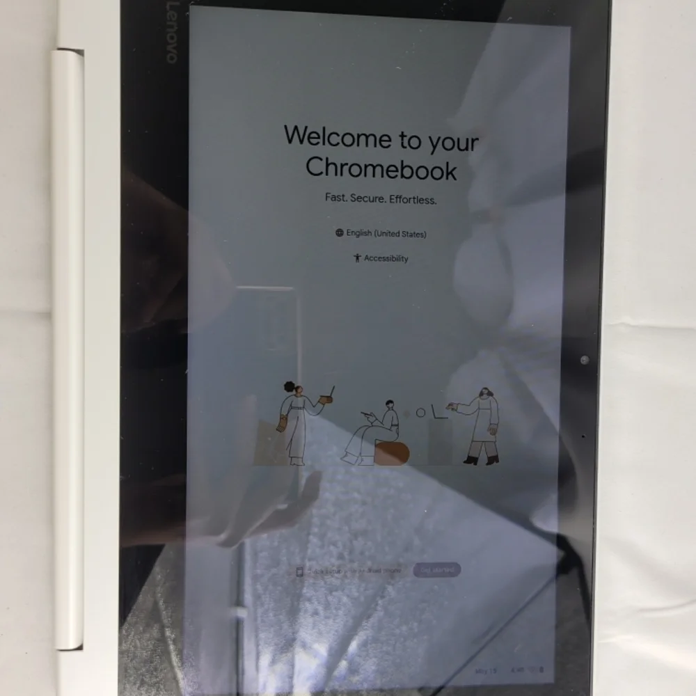 Lenovo White Tablet Sleek Design Fast Performance